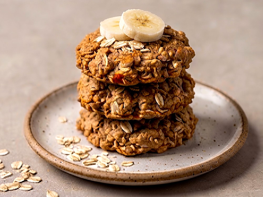 Biscoito de Aveia com Banana